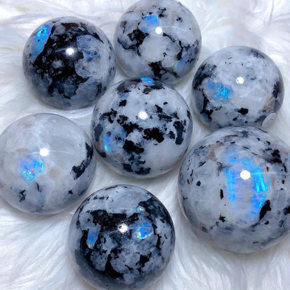 1pc Moonstone Sphere - Unique Polishing Stone Ball - Home Decoration, Festival Gifts - Perfect Gift for Crystal Collectors