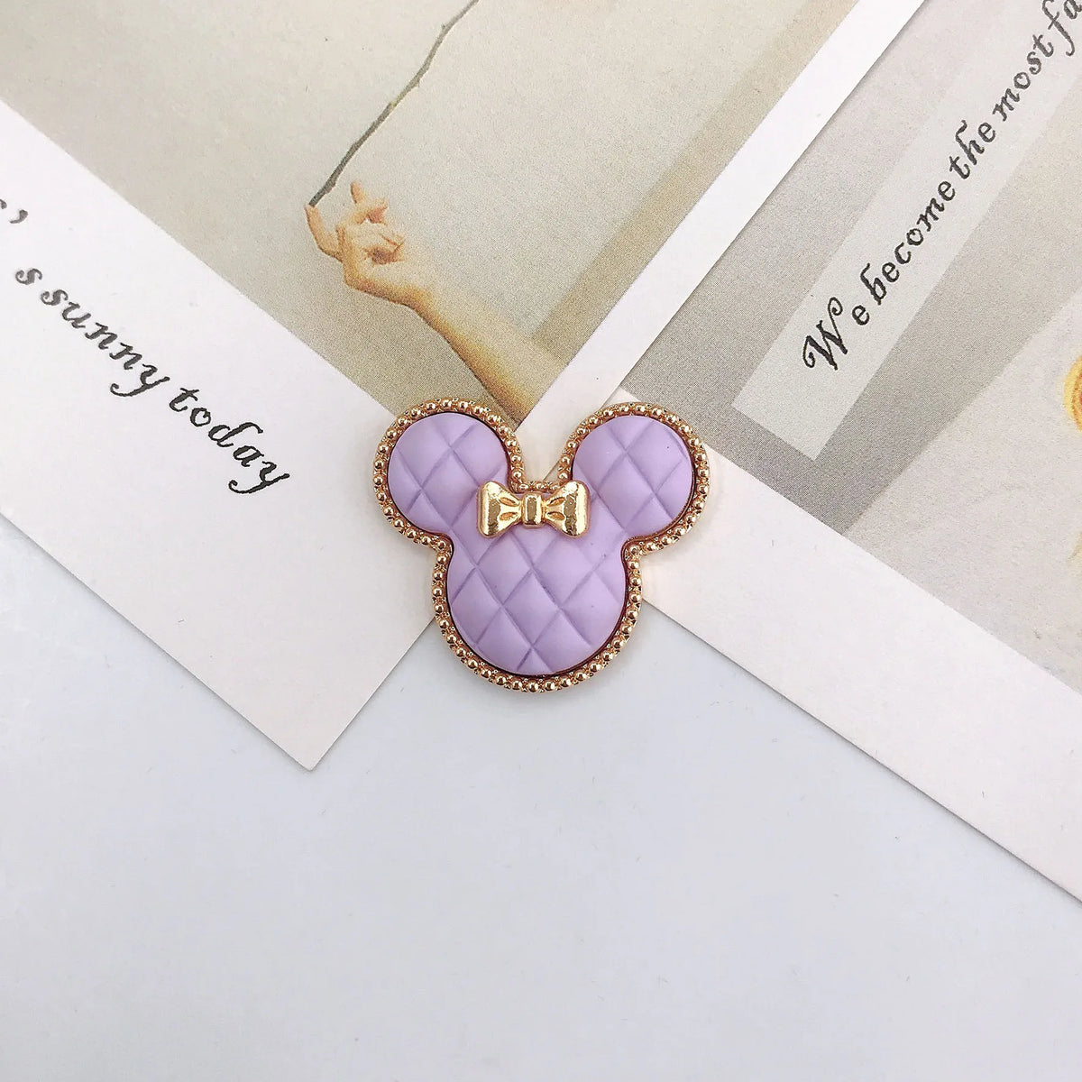 New spray paint Cartoon Doll diy ornament accessories candy color phone case beauty material hole shoes