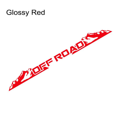Creative Mountain 4x4 Off Road Sticker Car Windshield Window Body Side Deocr Decal Waterproof Decoration Auto Tuning Accessories