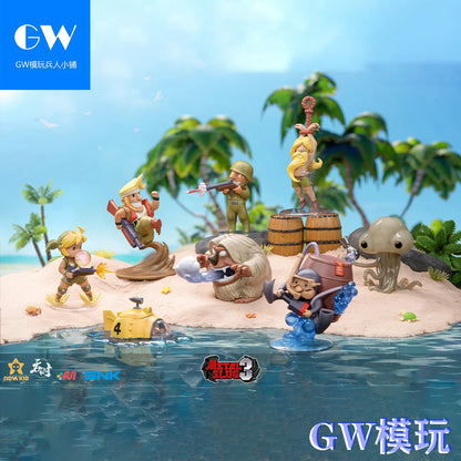 Stock Swallow Studio Metal Slug Mark Mile Martian Snow Monster Captured Soldier model toy gifts