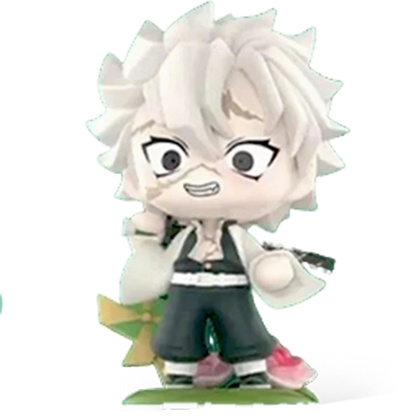 Hot Demon Slayer Tanjiro Kamado Nezuko anime cartoon figure blind box creative personalized statue model ornament surprise gift