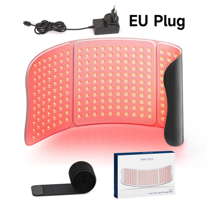 510K/CE Red Light Therapy Pad 660nm 850nm for Body Pain Relief, Large 30x12inch Mat with Timer - Hello Face L7 Tri-Chip