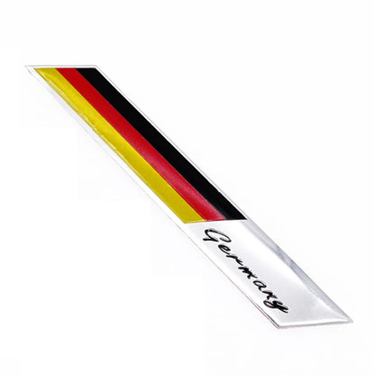 Universal Car Sticker German Flag Emblem Badge Emblem Deutsch Bumper Front Decoration Grille Auto Decal For Benz VW Audi Golf