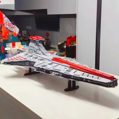 Cheapest Venator-class Republic Attack Cruiser Bricks Building Blocks 5374pcs Space Gunship Dispaly Model Gifts for Teenage Toy