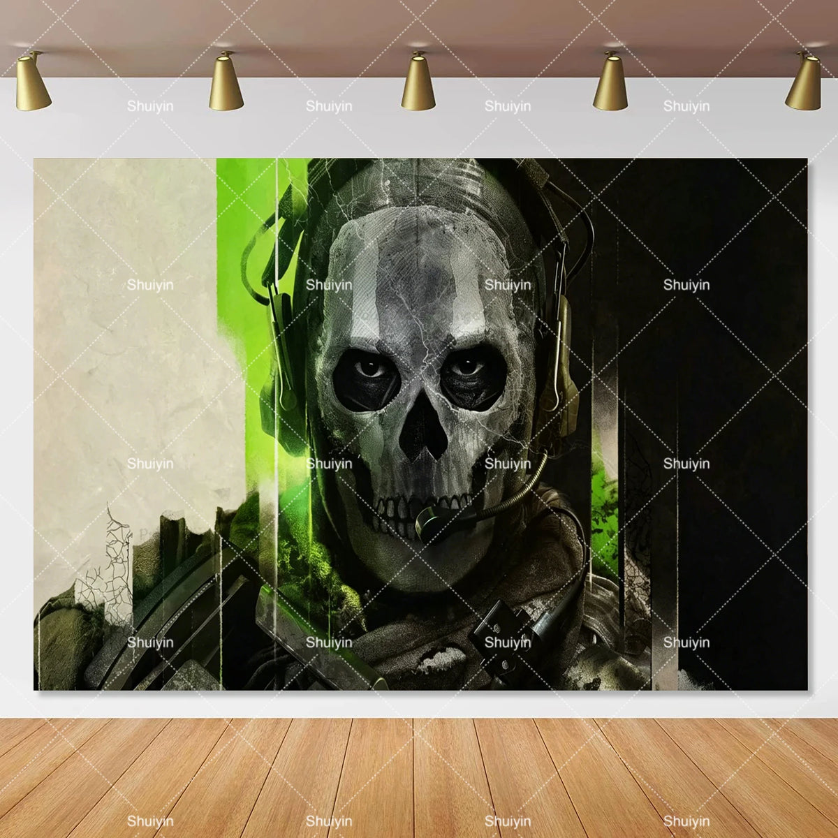 Call of Duty Theme Backdrop Kids Birthday Decorations Party Supplies Banner Poster Stimulating Game Boys Favor Gifts Photo Props