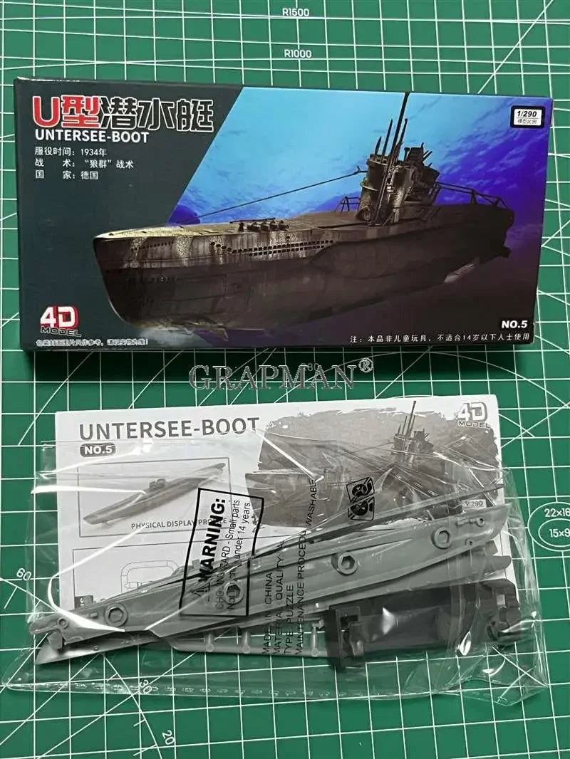 4D Assembled Ship Model Liaoning Battleship Modern Class Battleship Aircraft Carrier Model Military Warship Model Toy
