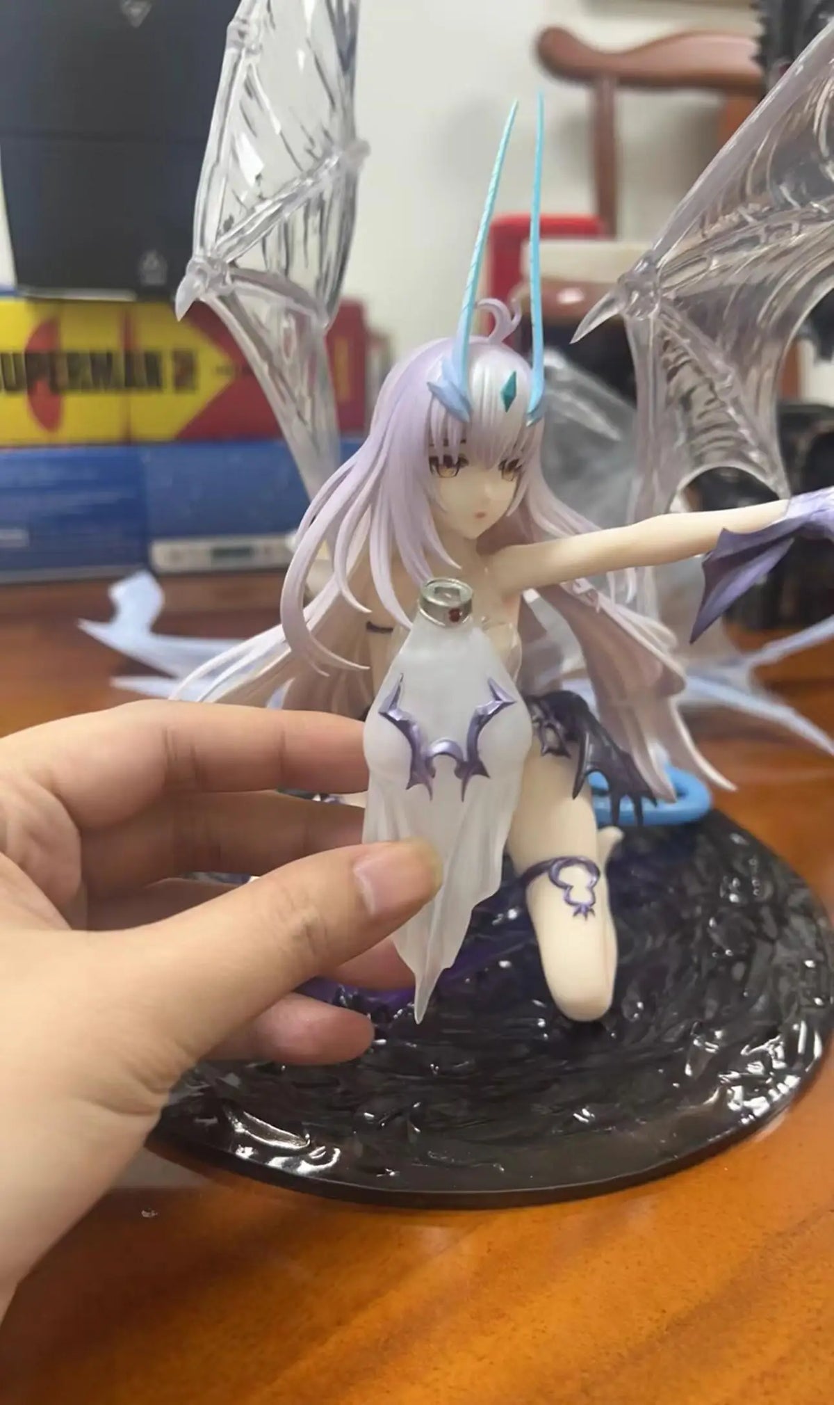 28cm Fate Grand Order Anime Figurine Melusine Fairy Knight Lancelot Figure Pvc Statue Model Doll Collect Desk Decoration Toys