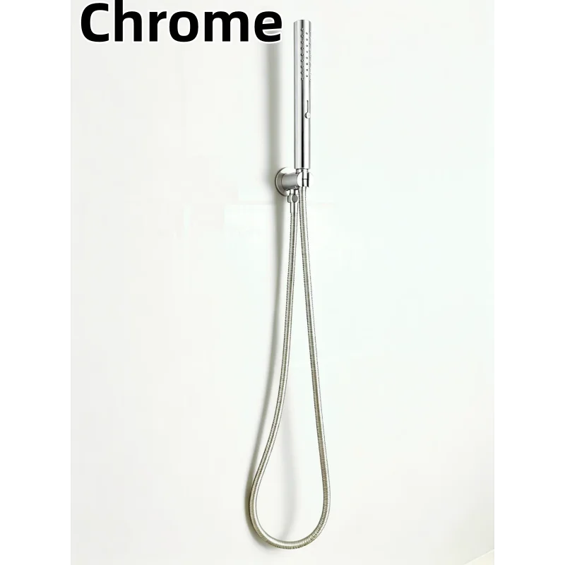 Brushed Nickel Stainless steel Hand Shower Head with 1.5M Hose Water Saving Handshower Shower Brass Bracket Accessor