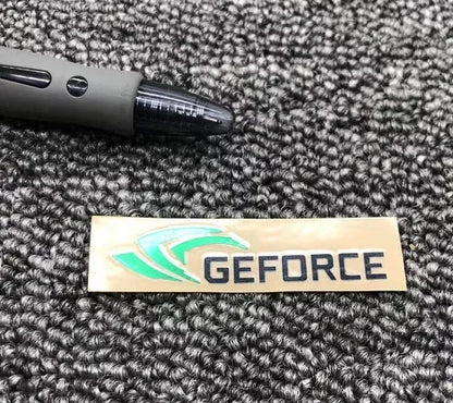 NVIDIA GeForce GTX RTX Metal Sticker For Laptop Tablet Desktop Computer Digital Personalized DIY Decoration