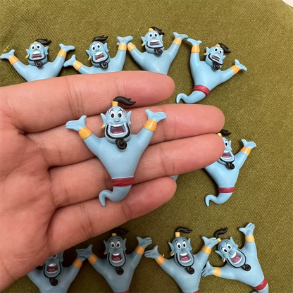 Disney original 100th Mini Figureines Bottle Toy  Princess Series Villain Series Figurine Toy Model For Kids Gifts