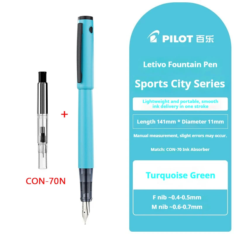 Japan PILOT Fountain Pen M/F Alloy Nib Ergonomic Grip F/M Nib Calligraphy Pens Luxury Daily Writing Drawing Signature Stationery
