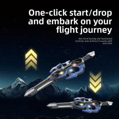 Sword Flying RC Drone, Remote Control Flying Sword Toy for Boys Girls Magic Air Hovercraft Birthday Gift