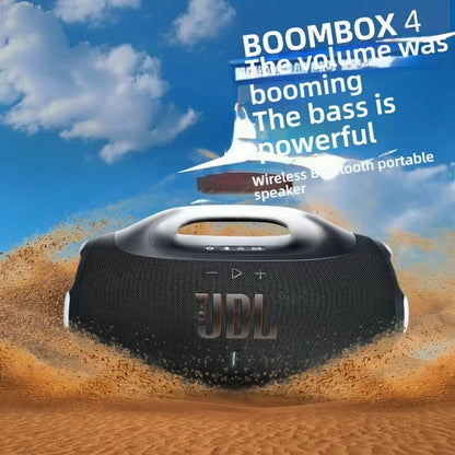JBL Boombox 4 IP68 Waterproof Bluetooth Speaker Dustproof JBL Pro Sound AI Sound Boost Large Outdoor Party Stereo Audio Boombox4