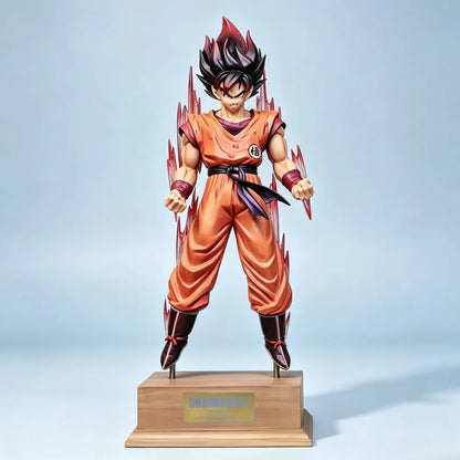 37cm/14.57in Anime Dragon Ball Z Figure Kaiouken Goku Action Figures Pvc Statue Desktop Ornamen Collection Model Toys Gifts