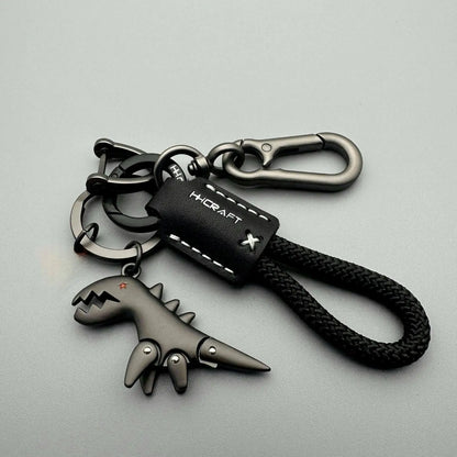 Car Keychains and Motorcycle Decorative Accessories, Woven Rope Metal Keychains, Handbag Pendants, Small Gifts For Backpack