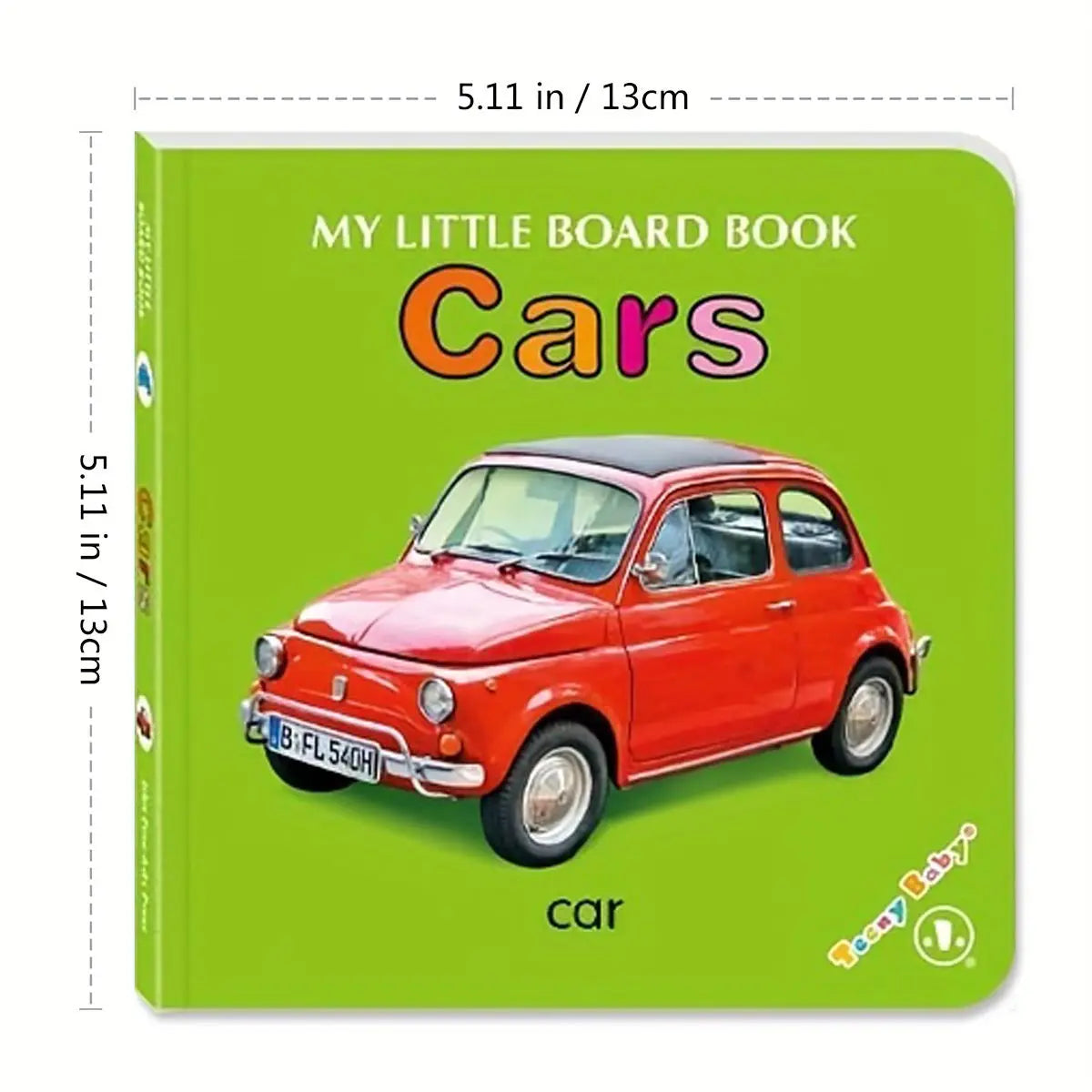 Colorful patterned card book, interactive sensory development gift, bright colors enhance early reading education