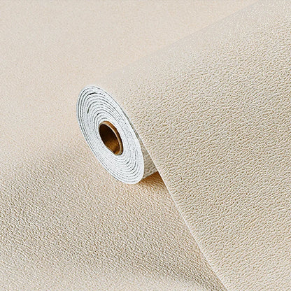 3D Linen Wall Paper Self-Adhesive Bedroom Warm Background Wallpaper Household Decor Waterproof Moisture-Proof Foam Wall Sticker