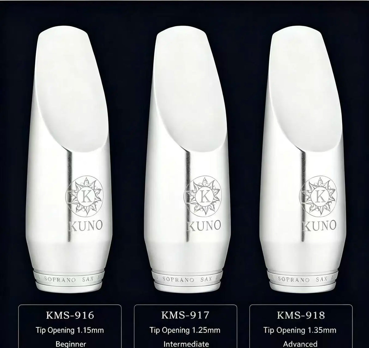 Soprano Saxophone Aluminum Alloy Mouthpiece Pop Jazz With Ligature And Cap