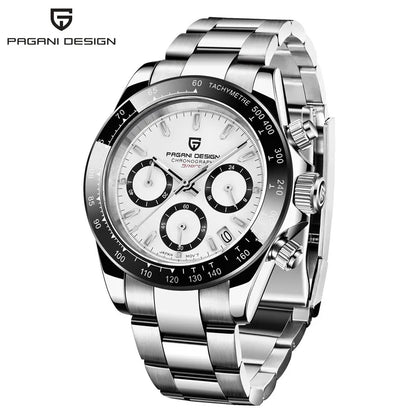 PAGANI DESIGN Luxury Chronograph Stop Watch for Men Sapphire MIYOTA VK63 Sport Waterproof Quartz Men's Wristwatches Reloj Hombre
