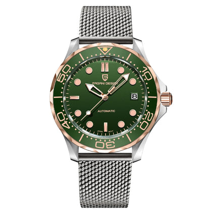 PAGANI DESIGN Navy Blue Ceramic Bezel Men's Watches Automatic Watch For Men Luminous Diving Mechanical Wrist Watch Men 2026 New