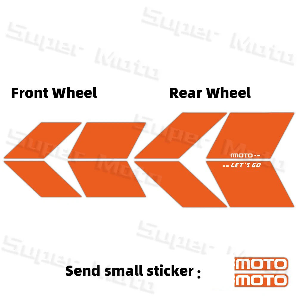 For 150nk150NK NK150 250NK 250SR 450NK 450SR 800NK Arrow Wheel Hub Stickers Accessories Rim Decoration Protection Decals