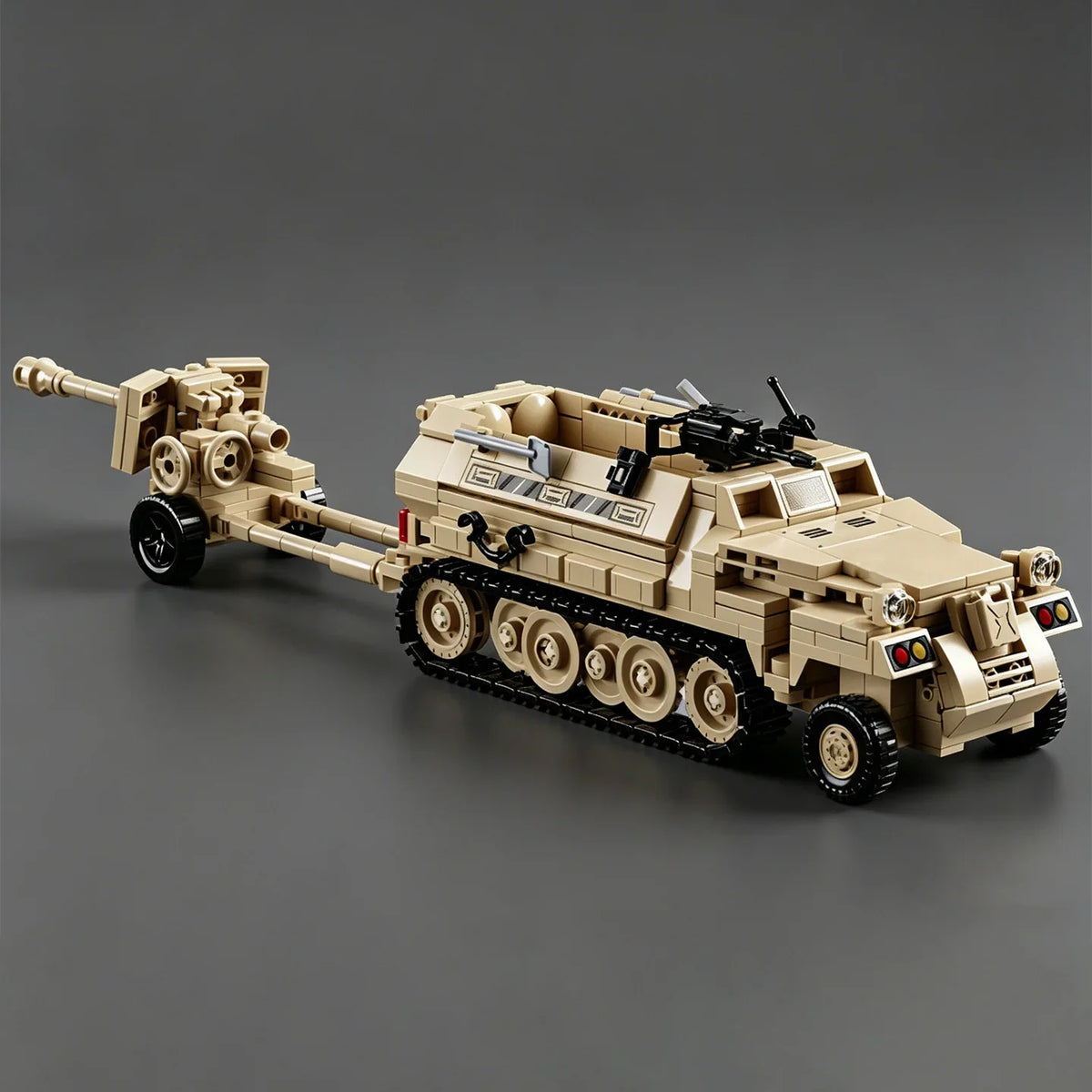 City Series Figurine Toy Tank Transport Vehicle Half Track Armored Vehicle Puzzle Assembly Building Block Car Truck Sd.Kfz.251