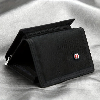 Korean Version, Wallet Zipper Coin Bag Multi-Function Classic Hot Wallet Khaki Card Bag Folding