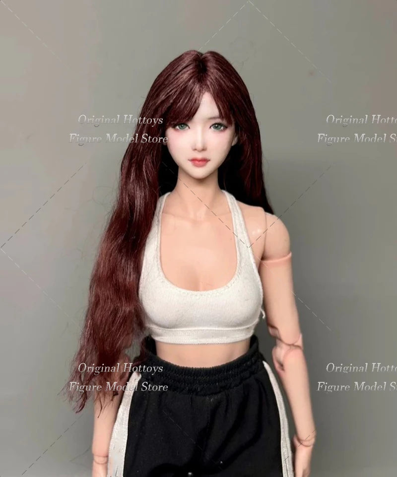 19 Style 1/6 Scale Female Soldier Scene Accessories Tang Li Head Cover Wigs Series For 12-inches Action Figure Doll Bald Head
