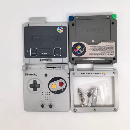 For GBA Game Boy Advance Sp Replacement Shell Custom Printed Housing For Retro Game Console Repair Super Mario Limited Edition
