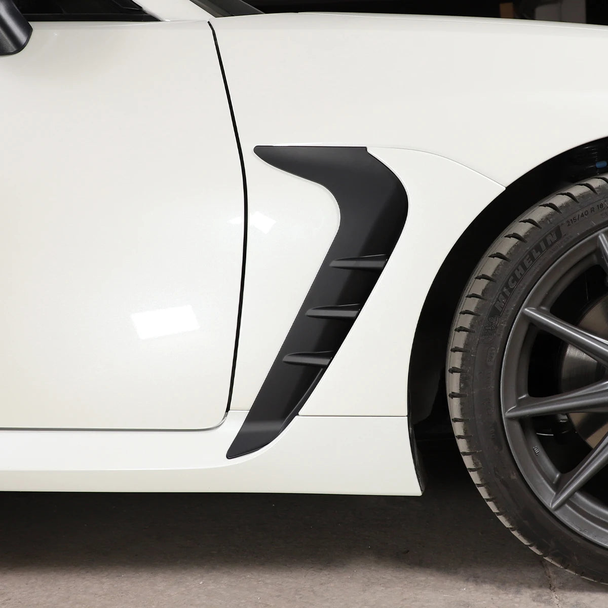 For Subaru BRZ Toyota GR 86 2022-2026 ABS Matt Black Car Fender Side Air Vent Outlet Cover Trim Exterior Car Accessories