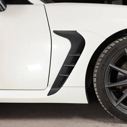 For Subaru BRZ Toyota GR 86 2022-2026 ABS Matt Black Car Fender Side Air Vent Outlet Cover Trim Exterior Car Accessories