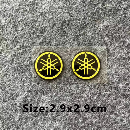 3D Emblem Yamaha Stickers  Logo Decal Gold White Blue Red Sticker