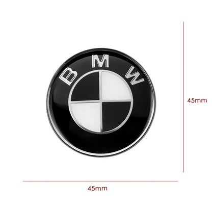 45mm Car Steering Wheel Cover Badge Emblem Logo Sticker For BMW E46 E39 E90 E36 E91 E62 E87 E53 F15 F16 F20 F30 X1 X3 X5 M3 M5