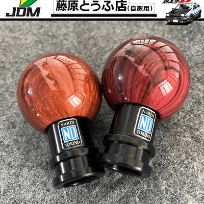 JDM universal Aluminum Alloy Wood Grain Color Gear Shifter Knob Car All Aluminum Gear Lever