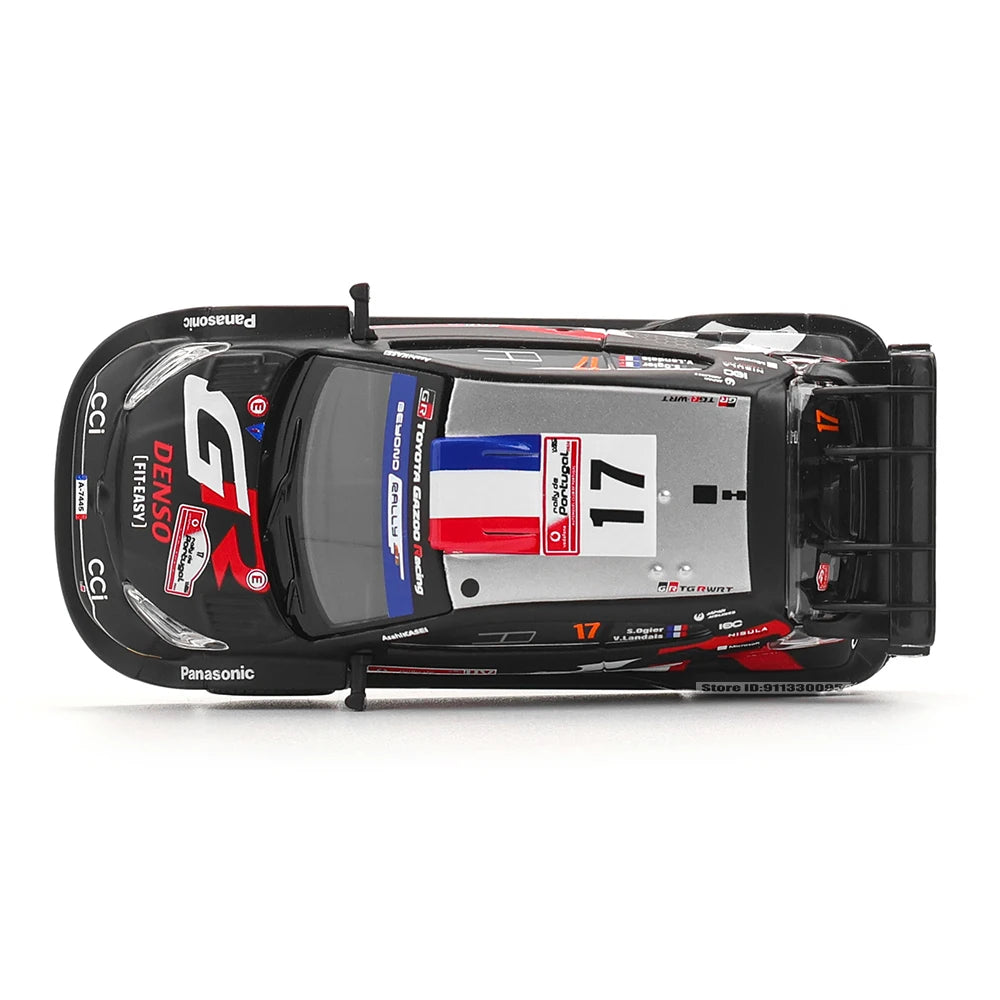 Bburago 1:43 WRC Toyota GR Yaris Rally1 Hybrid Rovanpera #69 Ogier #17 Alloy Luxury Vehicle Diecast Pull Back Cars Model Toy