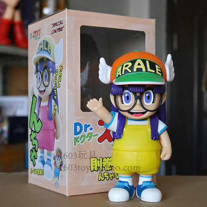 Dr. Slump Anime Figure Arale New Year Birthday Gift Collectible Animation Cartoon Pvc Material Model Toy Home Decoration