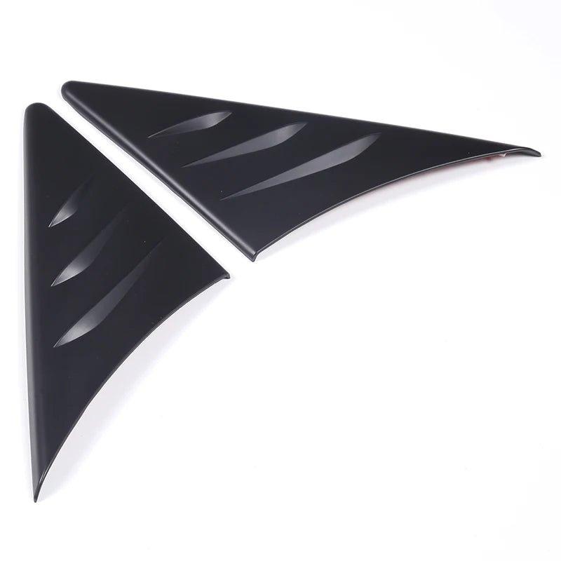2Pcs Carbon Look Side Mirror Triangle Wind Deflector For Toyota Supra 2019-2025 A90 A91 Rearview Mirror Trim Cover ABS