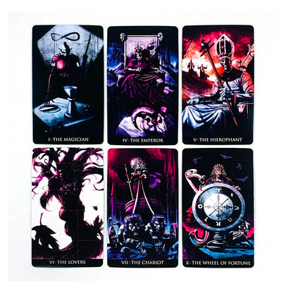 New Incubus Tarot Deck 78 Pcs Nightmare-themed Tarot Cards Mysterious Divination Card Board Game，Holiday Game Collection Cards