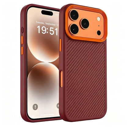 Official Carbon Fiber Phone Case For iPhone 17 18 Promax 12 13 14 15 16 17 Pro Max 16 Plus Silicone Shockproof Protector Cover