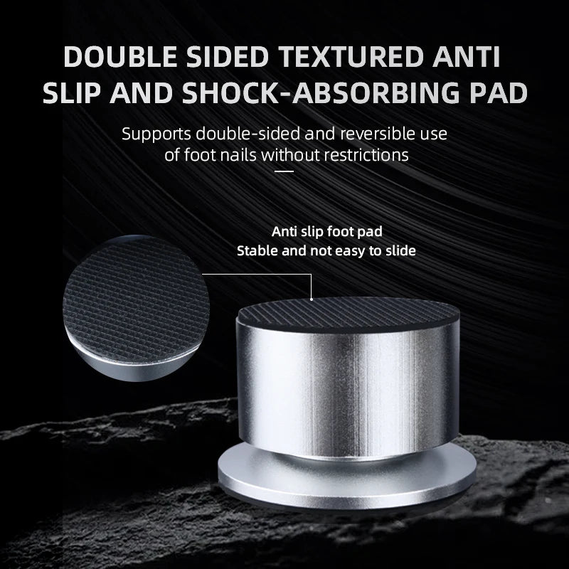 Four High-Quality Shock-Absorbing Conical Floor Nails Made of Aluminum Alloy for Speaker Bracket Foot Pads Are Used for Audio Bo