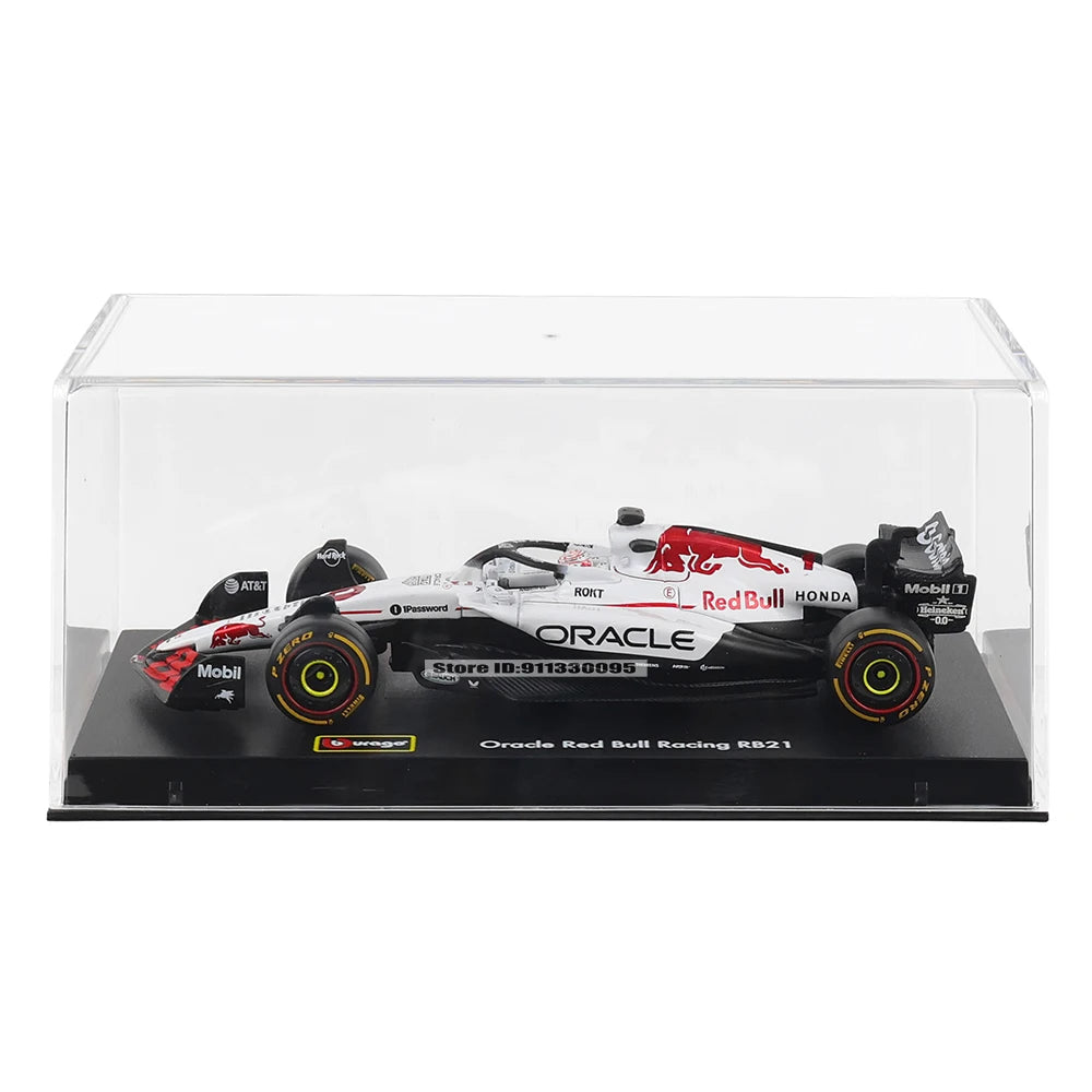 Bburago 1:43 F1 2025 Red Bull Racing RB21 Japan Station #1 Verstappen #22 Yuki Tsunoda Alloy Car Die Cast Model Toy Collectible