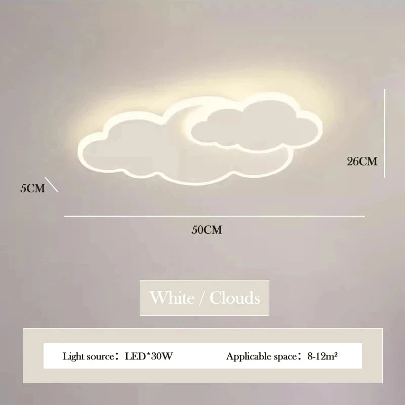 Children's Room Ceiling Light Modern LED Ceiling Lamp for Girl's Bedroom Study Nordic Creative Indoor Home Decor Light Fixtures