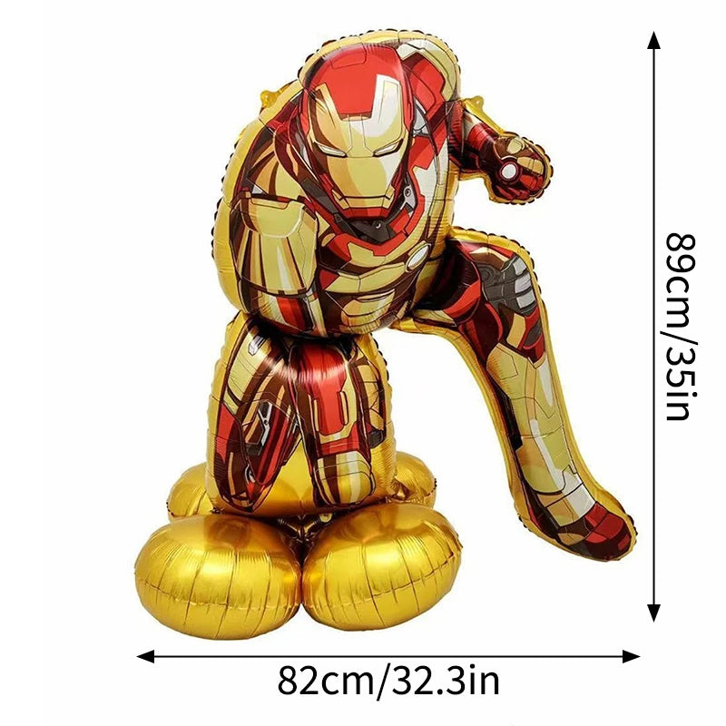 Hot Anime Figure Balloons Spiders Birthday Party Decoration Large Foil Ballons Halloween Cosplay Accessoreis Home Decor
