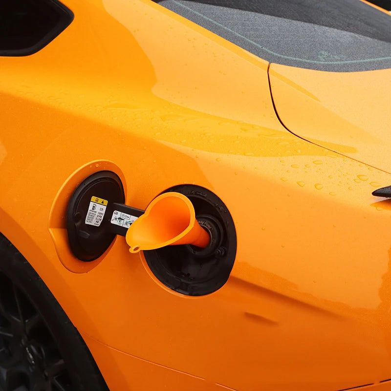 Car Long Stem Funnel Oil Fuel Filling Tools Anti-splash Plastic Oil Funnel Car Motorcycle Refueling Funnels Accessories