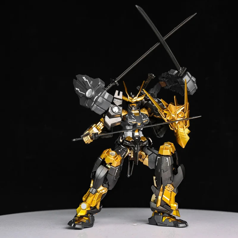 HG 1/144 Beautiful 61846 Black Gold Warring States Heretic Model Kit Action Figures Desktop Ornament Toys Anime Enthusiast Gift