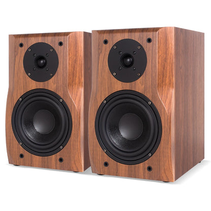 6.5 Inch Bookshelf Speaker HIFI 20~200W Wooden Passive 4Ohm Audio Monitor Speaker Music Player For Sound Amplifier Home Studio