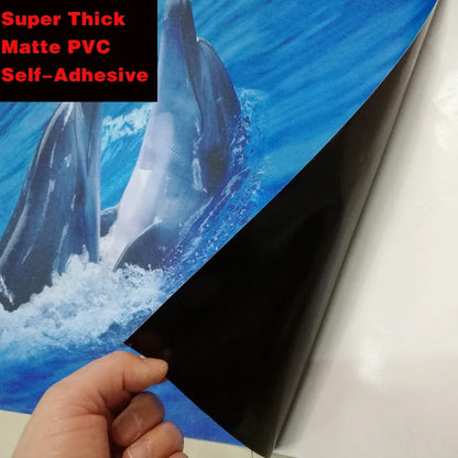 Custom 3D Stereo Floor Painting Mural Photo Wallpaper Living Room Bathroom PVC Waterproof Papel De Parede 3D Paisagem