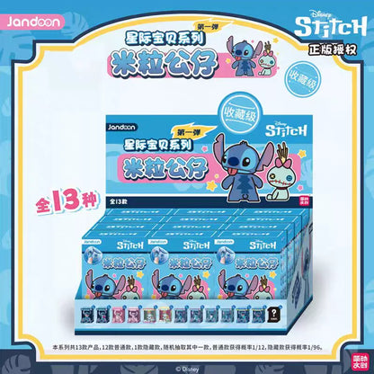 JANDOOM  Toy Story Stitch Mickey Mouse Winnie Zootopia Doraemon Action Figure Rice Grains Doll Model Blind Box Toys Modei Gifts