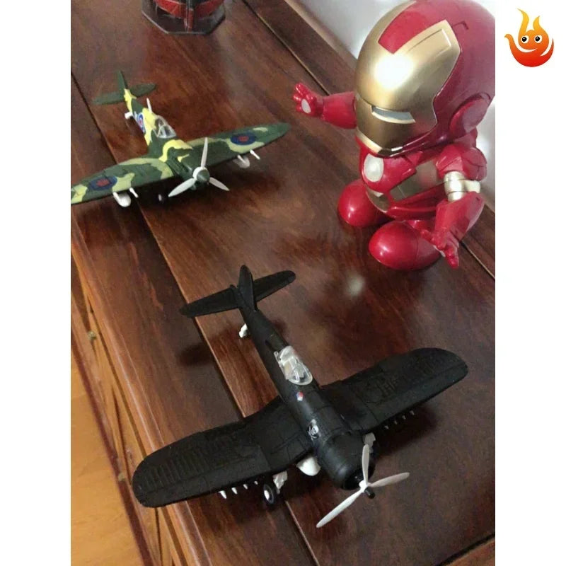 1/48 WWII Fighter Model 4D Assemble Aircraft Plastic DIY Accessories Toy Small Airplane Toy Diy Craft Kits for Adults