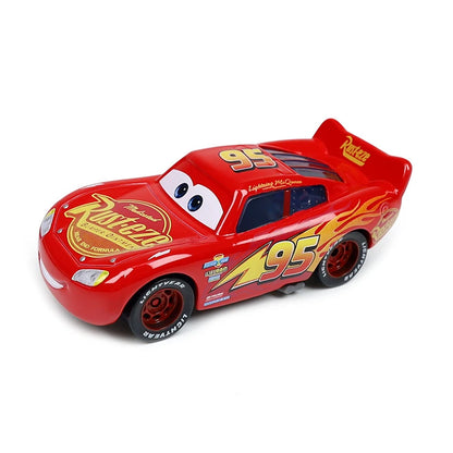 Pixar Cars 3 Lightning McQueen Jackson Storm Anime Cartoon Characters Alloy Diecast Model Toy Cars Fire Engine Children's Gifts